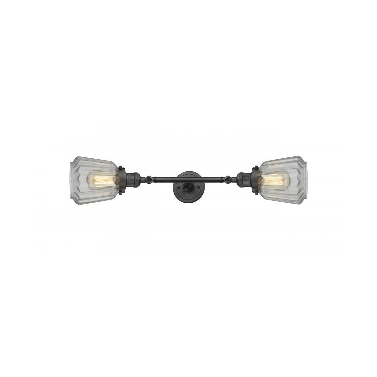 Franklin Restoration Chatham LED 6 inch Oil Rubbed Bronze Bath Vanity Light Wall Light in Clear Glass, Franklin Restoration