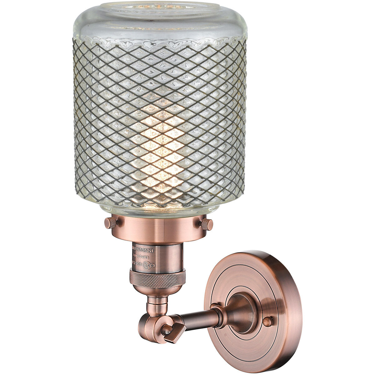 Franklin Restoration Stanton LED 6 inch Antique Copper Sconce Wall Light, Franklin Restoration