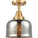 Franklin Restoration Large Bell 1 Light 8.00 inch Flush Mount