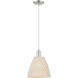 Downtown Urban Natural Ballston Dome 1 Light 9.00 inch Mini Pendant