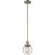 Franklin Restoration Beacon LED 6 inch Brushed Satin Nickel Mini Pendant Ceiling Light in Seedy, Franklin Restoration