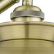 Adirondack 1 Light 8.13 inch Antique Brass Sconce Wall Light