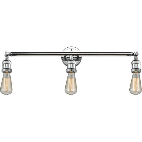 Franklin Restoration Bare Bulb LED 30 inch Polished Chrome Bath Vanity Light Wall Light