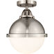 Nouveau 2 Hampden 1 Light 9.00 inch Semi-Flush Mount