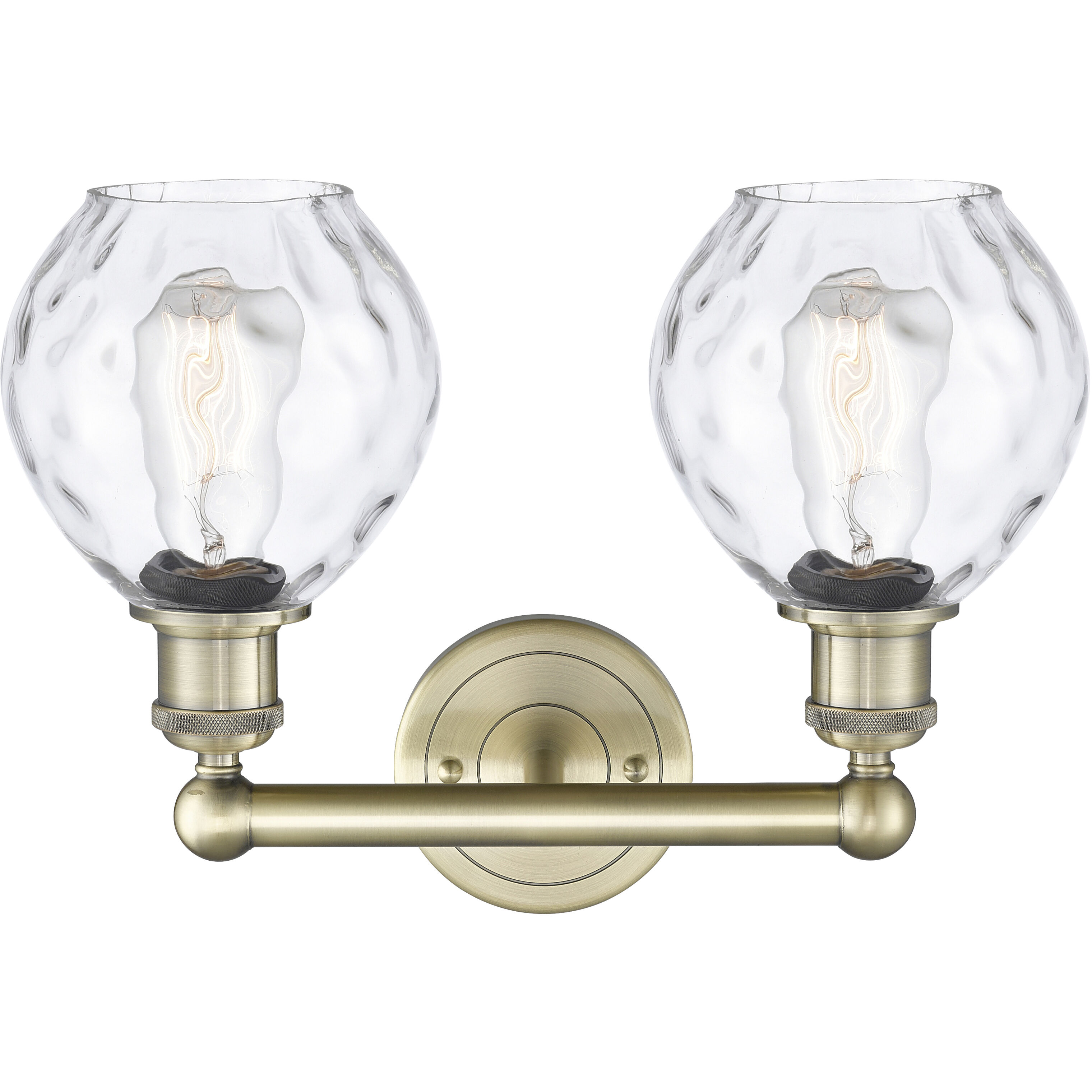 Waverly 2 Light 15 inch Antique Brass Bath Vanity Light Wall Light