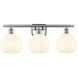 Ballston White Venetian 3 Light 28.00 inch Bathroom Vanity Light