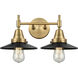 Caden LED 17 inch Brushed Brass Bath Vanity Light Wall Light