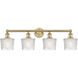 Niagra 4 Light 33.5 inch Brushed Brass Bath Vanity Light Wall Light