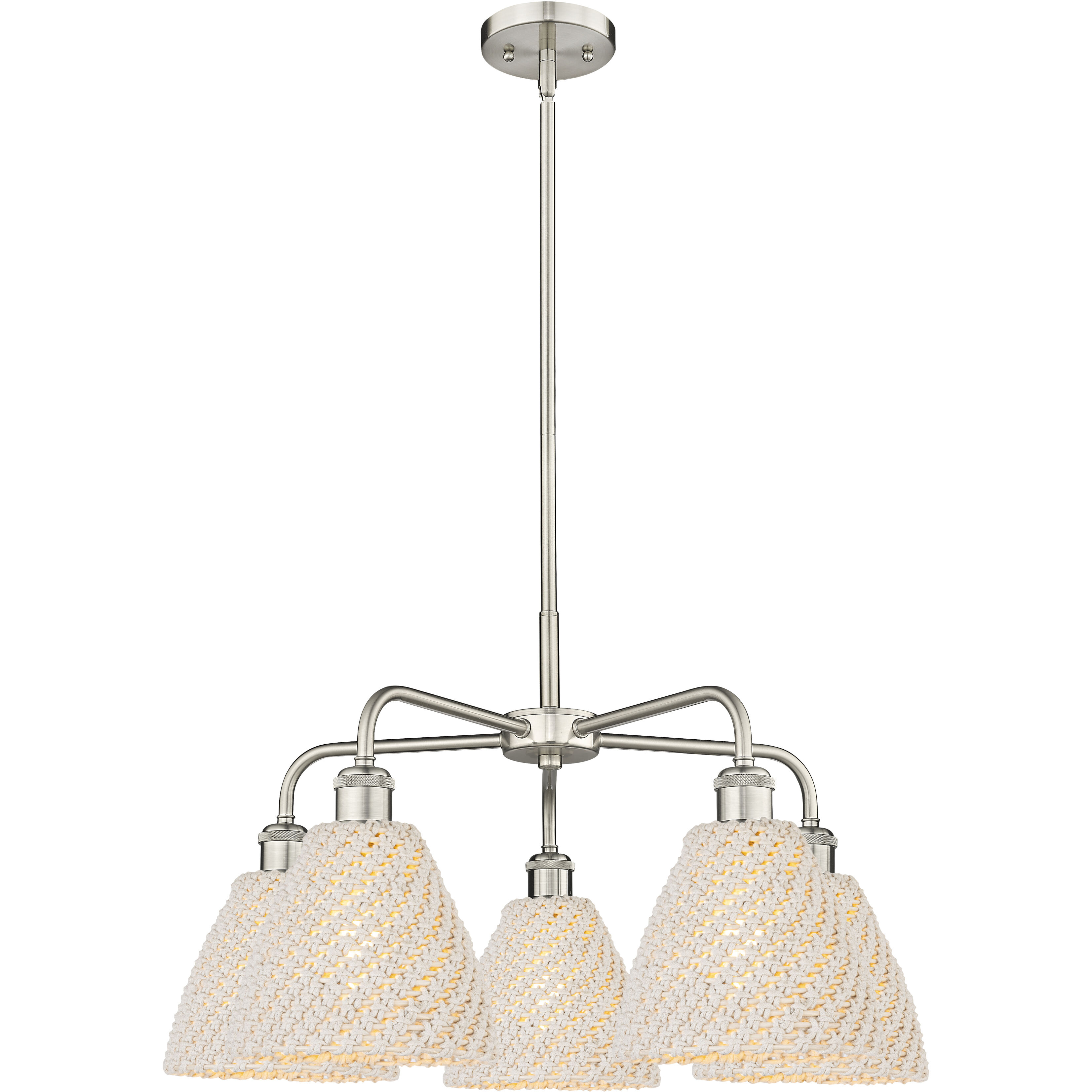 Ballston Bristol Natural 5 Light 26.00 inch Chandelier