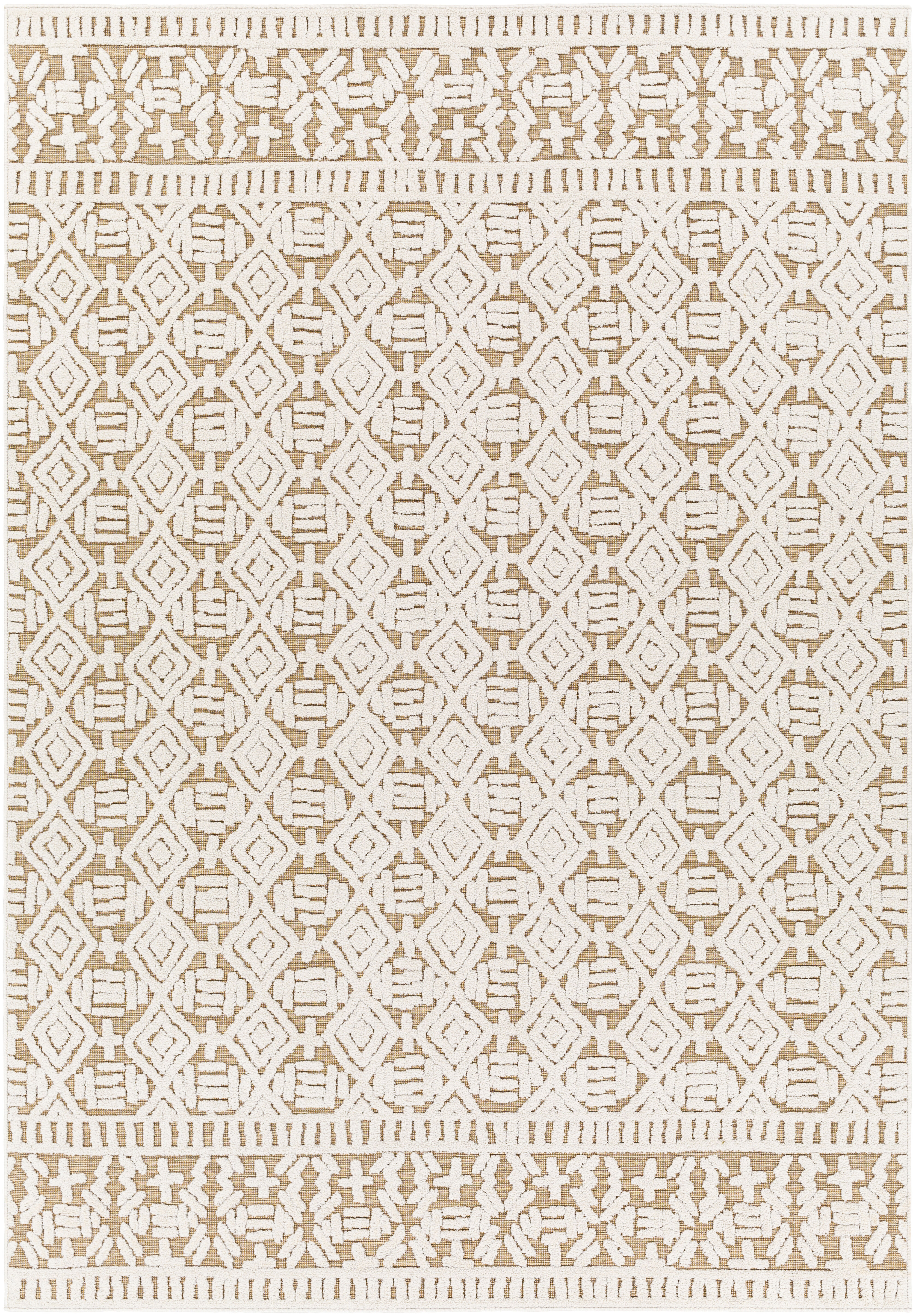 Greenwich 35 X 24 inch Light Grey Outdoor Rug, Rectangle