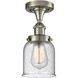 Ballston Small Bell 1 Light 5.00 inch Flush Mount
