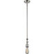 Franklin Restoration Cone LED 12 inch Polished Nickel Mini Pendant Ceiling Light in Clear, Franklin Restoration
