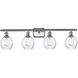 Ballston Small Waverly LED 36 inch Brushed Satin Nickel Bath Vanity Light Wall Light, Ballston