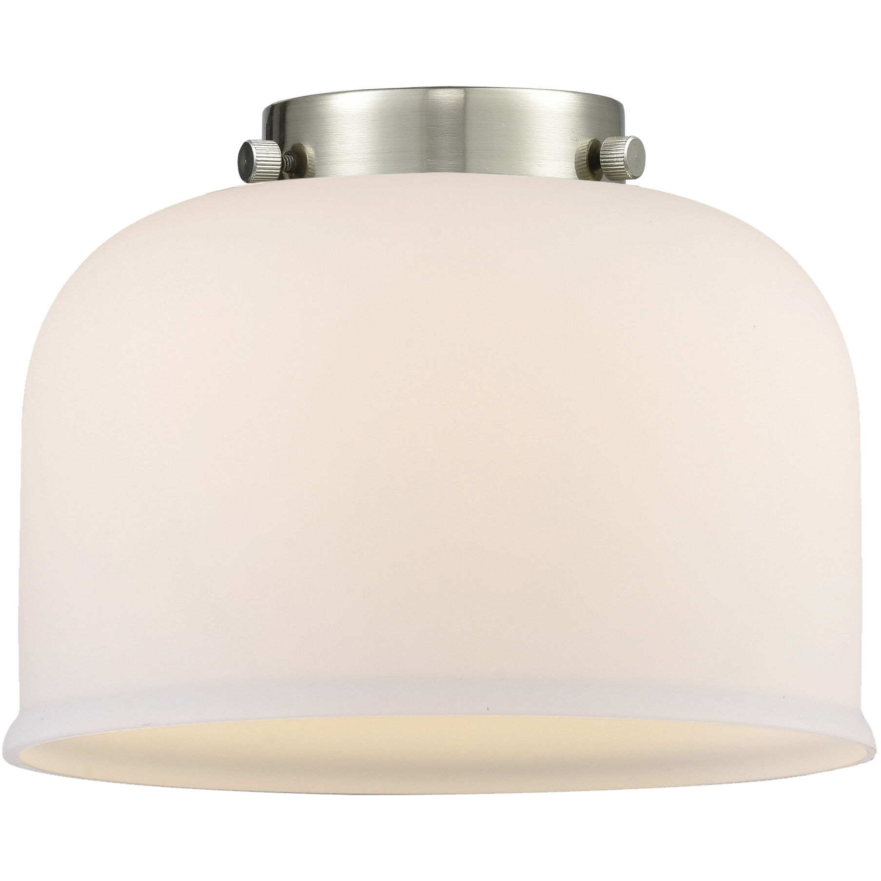 Franklin Restoration Bell LED 8 inch Antique Brass Mini Pendant Ceiling Light in Matte White, Franklin Restoration