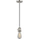 Franklin Restoration Seneca Falls 1 Light 9.5 inch Brushed Satin Nickel Mini Pendant Ceiling Light in Incandescent