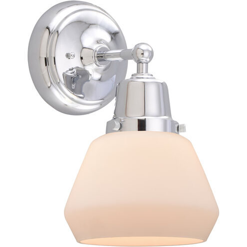 Aditi Fulton 1 Light 6.75 inch Polished Chrome Sconce Wall Light, Aditi