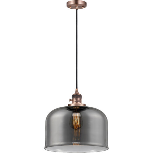 Franklin Restoration Bell LED 12 inch Antique Copper Mini Pendant Ceiling Light