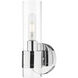 Downtown Urban Arden Wallchiere Wall Light in Polished Chrome