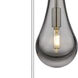 Owego 3 Light 12.63 inch Brushed Satin Nickel Multi Pendant Ceiling Light in Light Smoke Glass
