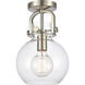 Newton Sphere 1 Light 8.00 inch Flush Mount