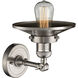 Franklin Restoration Railroad 1 Light 8 inch Brushed Satin Nickel Sconce Wall Light, Franklin Restoration