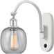 Ballston Belfast 1 Light 6 inch White and Polished Chrome Sconce Wall Light