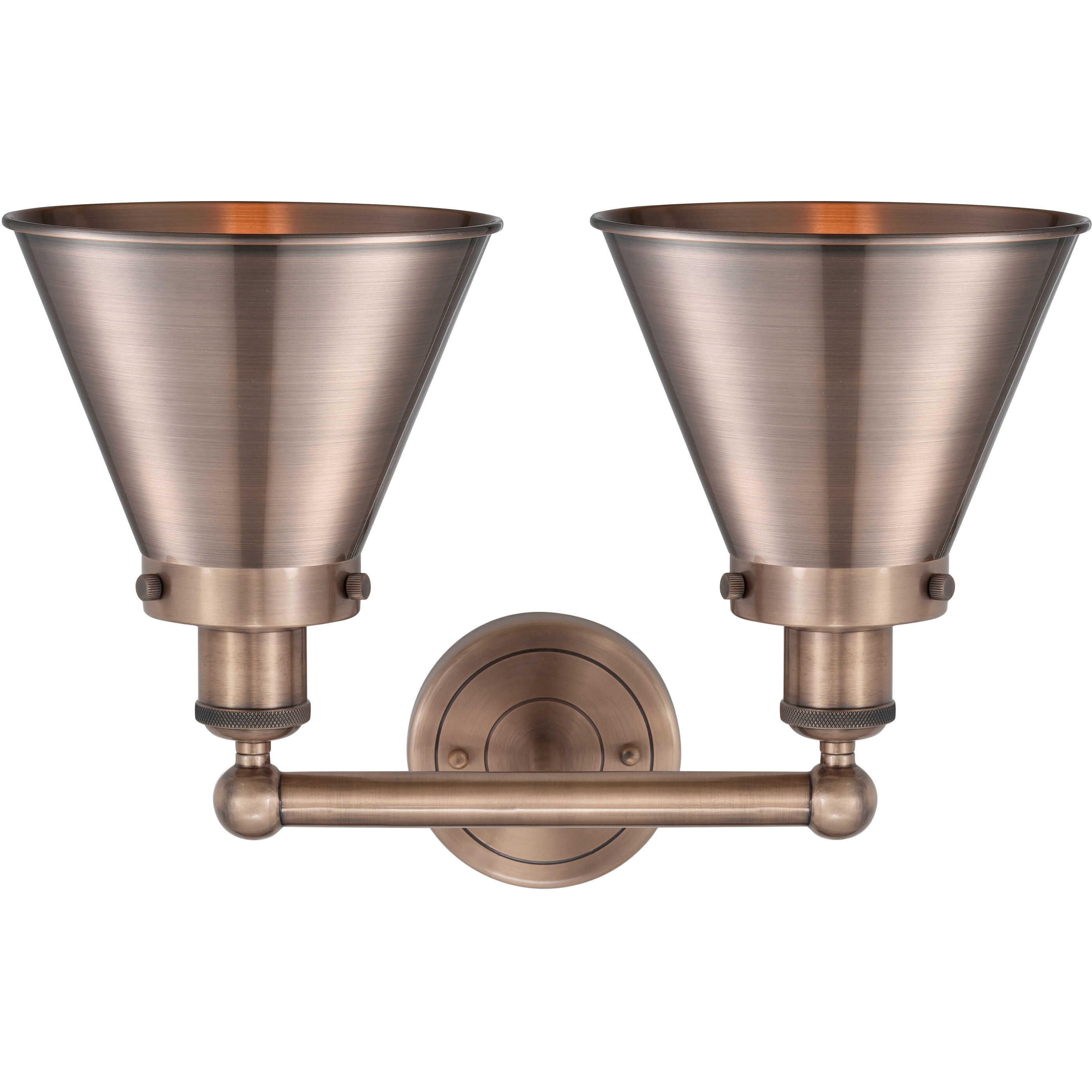 Appalachian 2 Light 17 inch Antique Copper Bath Vanity Light Wall Light