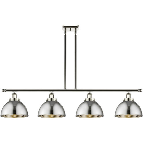 Ballston Urban 4 Light 48 inch Polished Nickel Island Light Ceiling Light