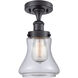 Bellmont 1 Light 6.5 inch Matte Black Semi-Flush Mount Ceiling Light