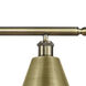 Ballston Cone 3 Light 36 inch Antique Brass Island Light Ceiling Light