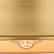 Aditi Briarcliff LED 10 inch Satin Gold Flush Mount Ceiling Light, Aditi