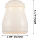 Ballston Ellery LED 5 inch Antique Copper Mini Pendant Ceiling Light in Clear Glass, Ballston