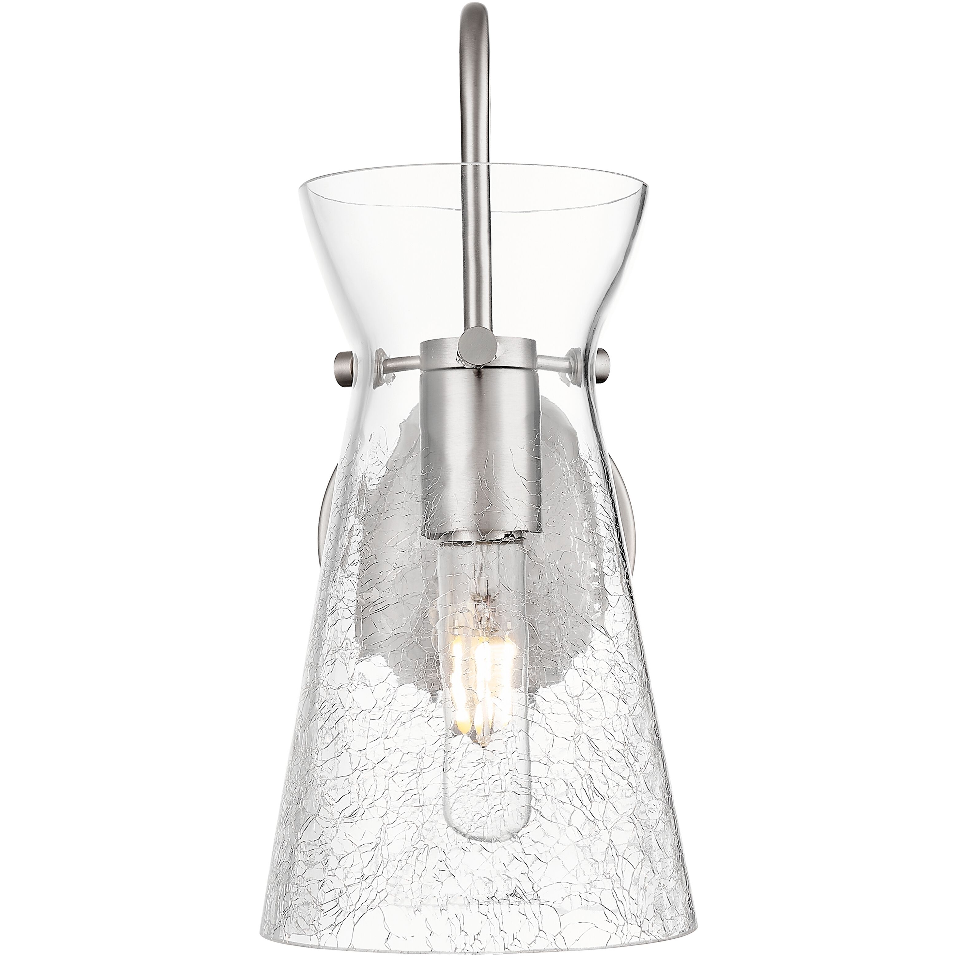 Nicole Sconce Wall Light in Brushed Satin Nickel