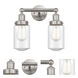 Dover 2 Light 15.5 inch Brushed Satin Nickel Bath Vanity Light Wall Light