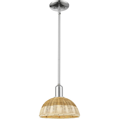 Natural Ballston Dome 1 Light 9 inch Polished Chrome Mini Pendant Ceiling Light