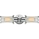 Austere Quincy Hall LED 19 inch Polished Chrome Bath Vanity Light Wall Light, Austere
