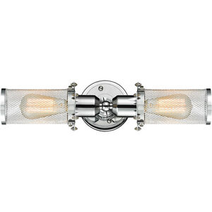 Austere Quincy Hall LED 19 inch Polished Chrome Bath Vanity Light Wall Light, Austere