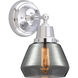 Aditi Fulton 1 Light 6.75 inch Polished Chrome Sconce Wall Light, Aditi