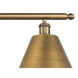 Ballston Cone LED 50.25 inch Brushed Brass Island Light Ceiling Light