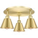 Ballston 3 Light 18.25 inch Satin Gold Flush Mount Ceiling Light