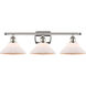 Ballston Orwell LED 26 inch Polished Nickel Bath Vanity Light Wall Light in Matte White Glass, Ballston