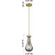 Downtown Urban Owego 1 Light 5.13 inch Champagne Bronze Pendant Ceiling Light in Mercury