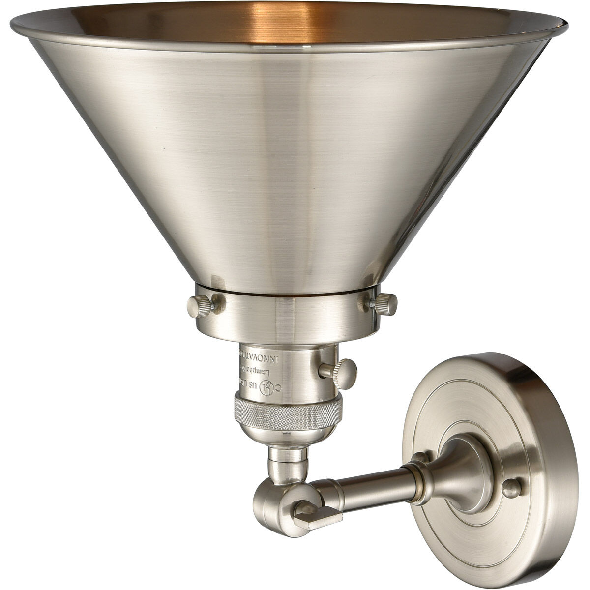 Franklin Restoration Briarcliff LED 10 inch Brushed Satin Nickel Sconce Wall Light, Franklin Restoration