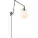 Large Beacon 1 Light 8.00 inch Swing Arm Light/Wall Lamp