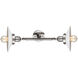 Franklin Restoration Halophane LED 18 inch Polished Nickel Bath Vanity Light Wall Light in Matte White Halophane Glass, Franklin Restoration