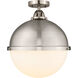 Nouveau 2 Hampden 1 Light 12.88 inch Semi-Flush Mount