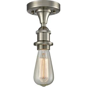 Ballston Bare Bulb LED 5 inch Brushed Satin Nickel Semi-Flush Mount Ceiling Light, Ballston