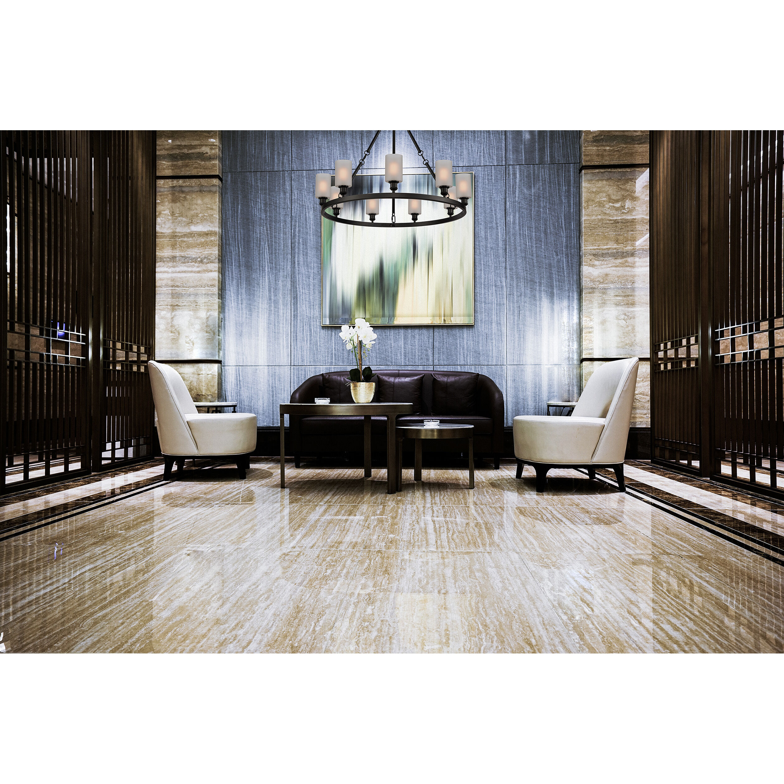 Ballston Saloon 9 Light 40 inch Matte Black Chandelier Ceiling Light in Incandescent, Matte White Glass, Ballston