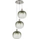 Ballston Brookhaven Sphere 3 Light 17.00 inch Pendant
