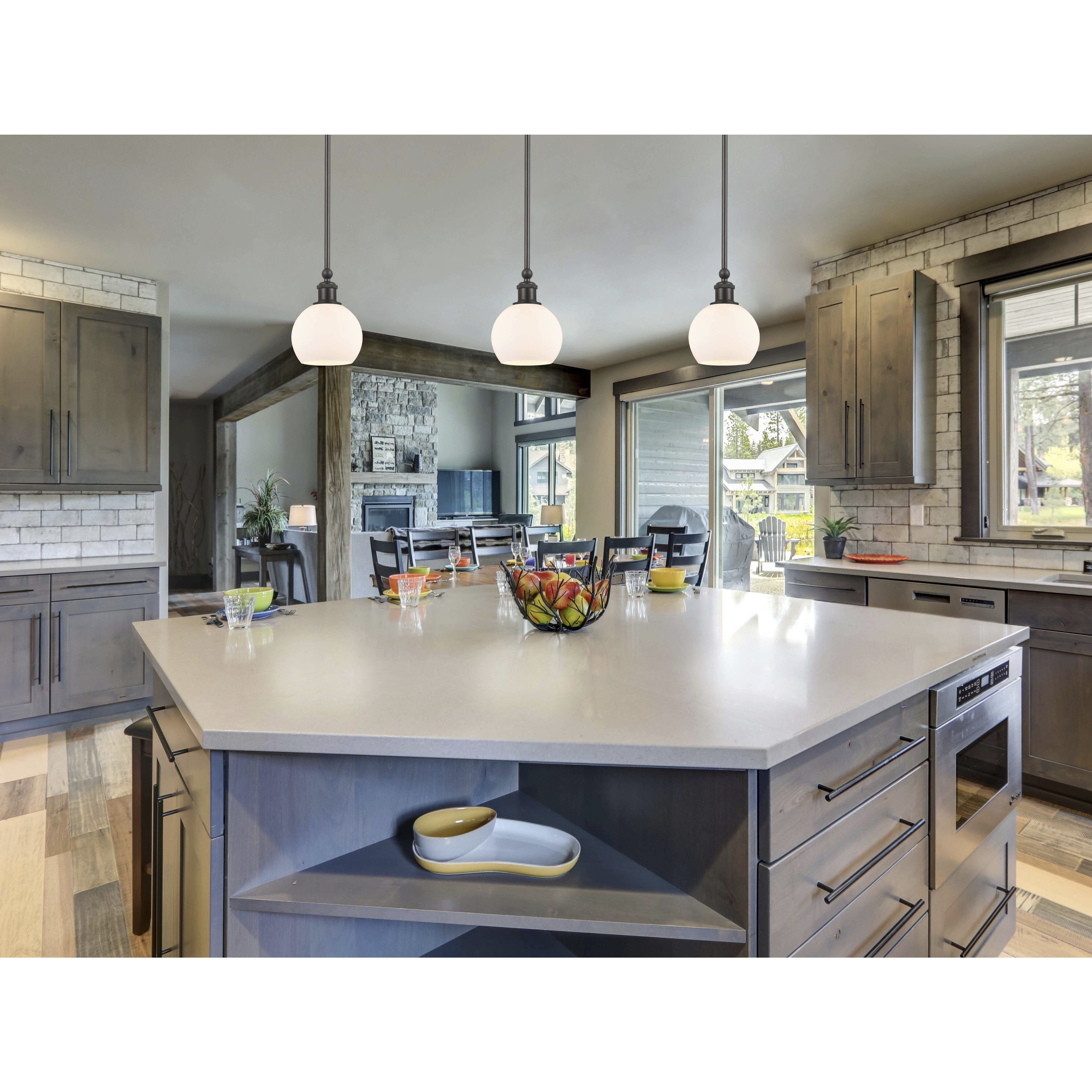 Ballston Concord 1 Light 6 inch Matte Black Mini Pendant Ceiling Light in Incandescent, Matte White